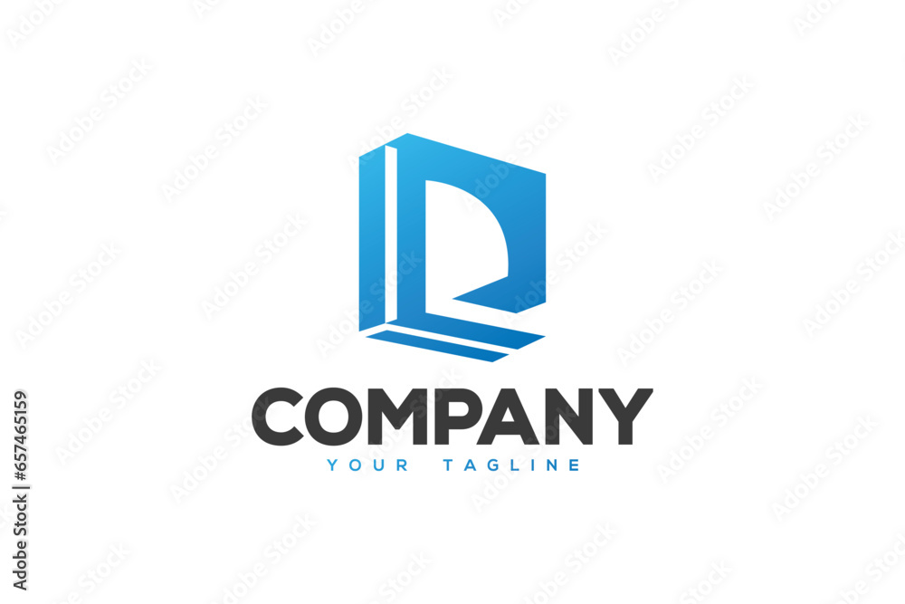 Letter D Logo Design - Lettermark Logo Design Template Letter D Logo Design - Lettermark Logo Design Template