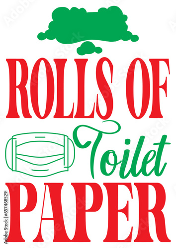  rolls of toilet paper