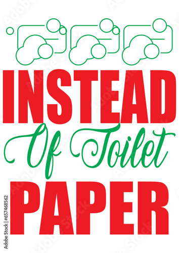instead of toilet paper