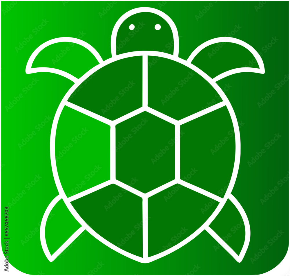 Obraz premium Turtle cartoon vector 