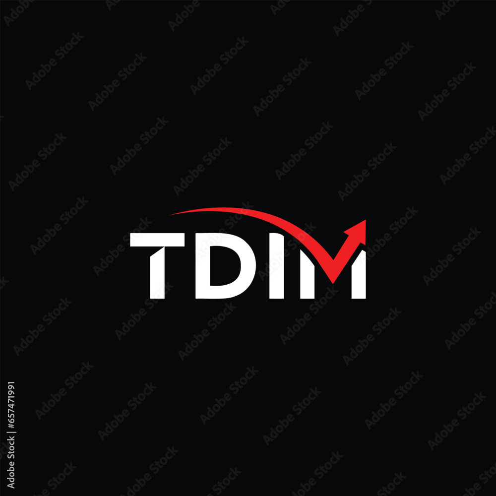 Creative Modern Monogram Letter TDIM Logo Design. Black and White Logo. Usable for Business Logos. Flat Vector Logo Design Template Creative Modern Monogram Letter TDIM Logo Design. Black and White Logo. Usable for Business Logos. Flat Vector Logo Design Template