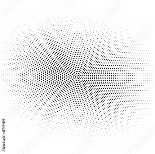 Vector modern optical halftone pop art texture for poster, business card, cover, label mock-up, sticker layout