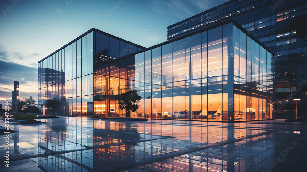 Modern Office Building Arcade Modern Office Building Arcade