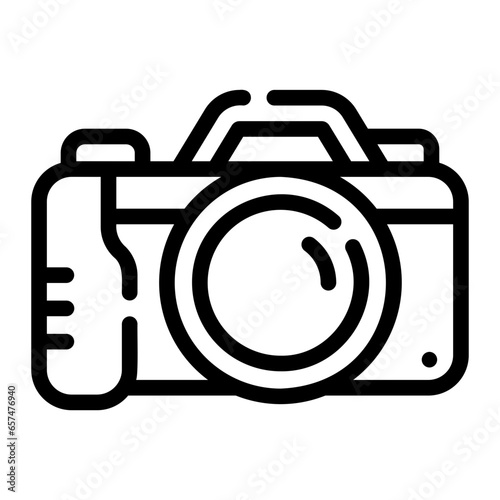 dslr camera Line Icon