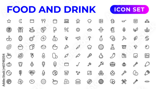food and drink icons. filled icons such as drink water,apple leaf,pack,kitchen pack,barbecue grill,raspberry leaf,boiler,wine bottle and glass.