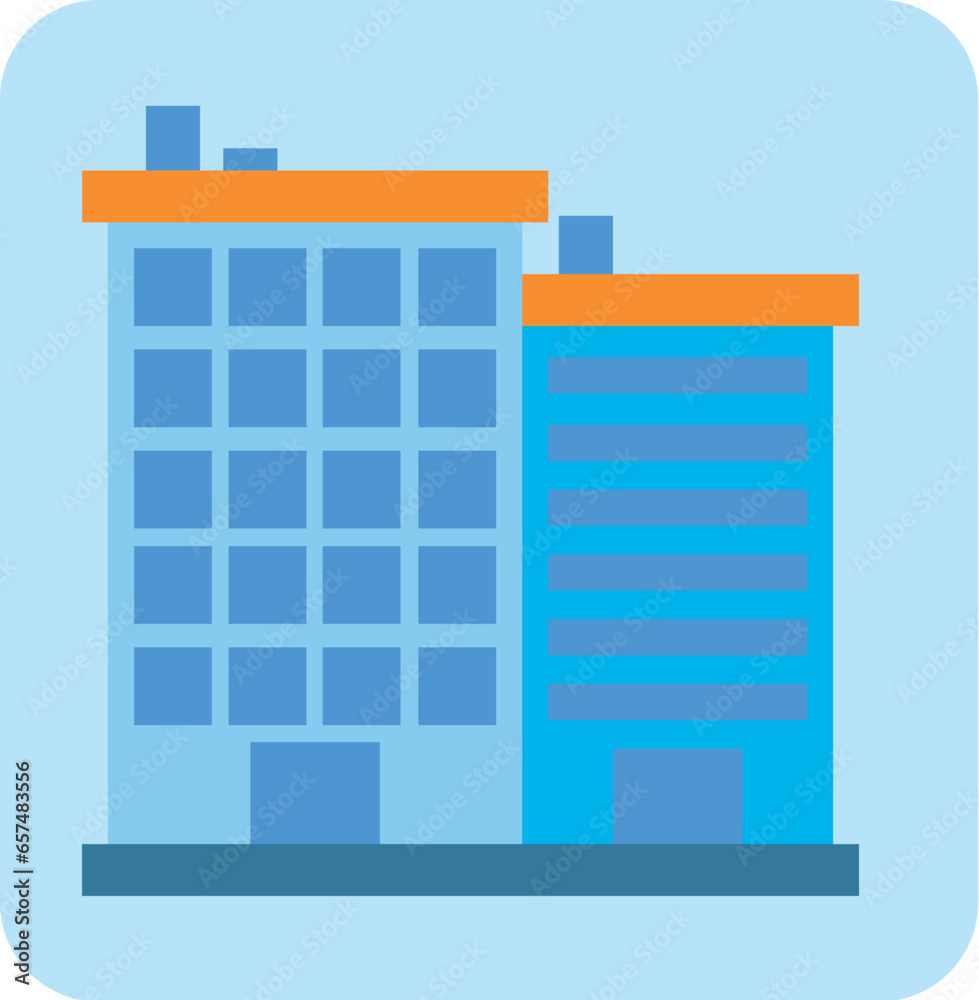illustration of a modern building illustration of a modern building