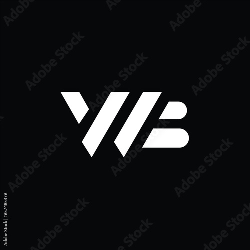 Monogram Letter WB Logo Design