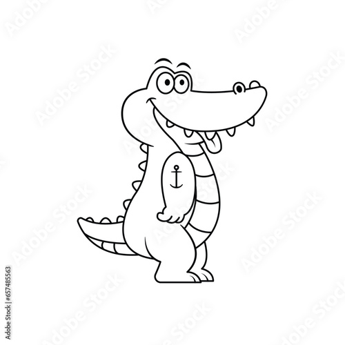 crocodile cartoon