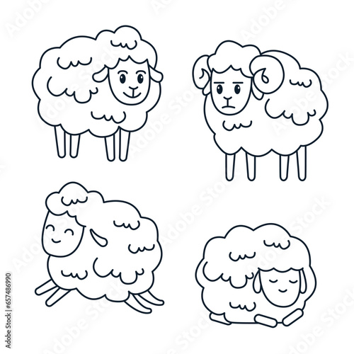 set of sheep