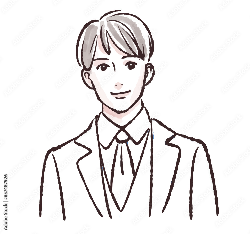 男性のイラスト素材 男性のイラスト素材