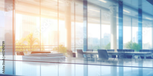 Blurred Work Office Background For Business Websites Created Using Artificial Intelligence