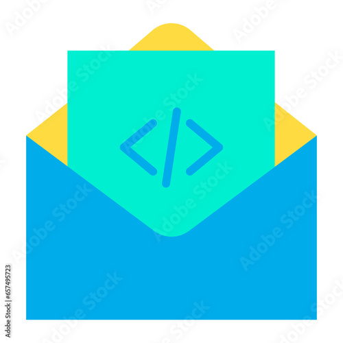 Flat Package Box Mail icon