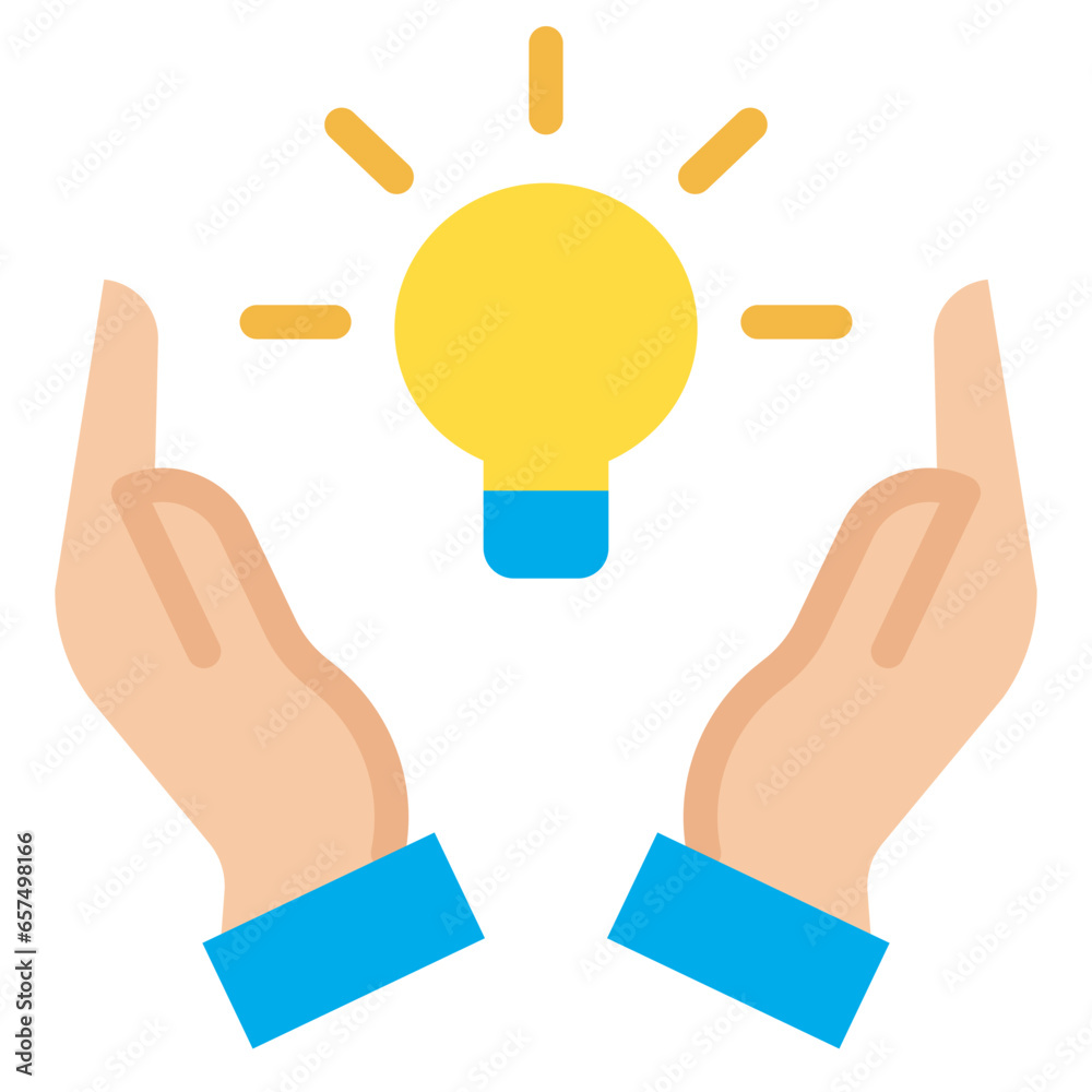 Flat Hand Idea icon Flat Hand Idea icon