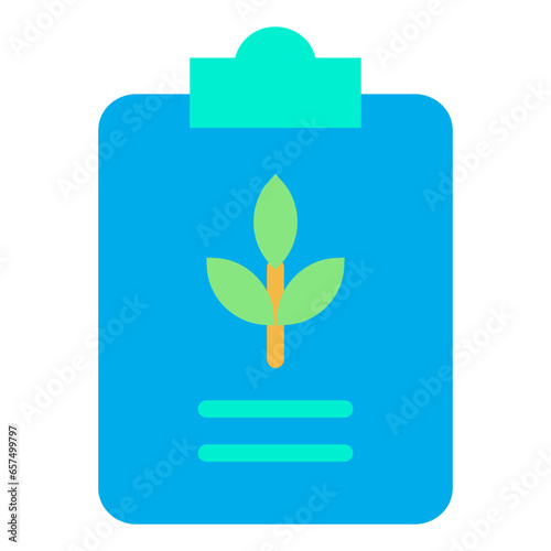 Flat Leaf study icon  icon