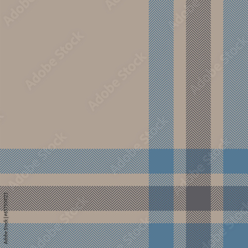 Plaid check pattern. Seamless fabric texture. Tartan textile print.