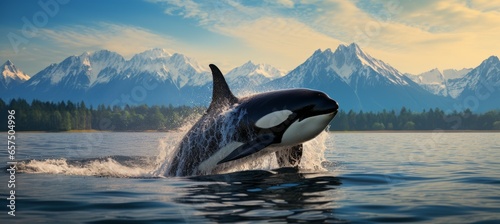 Orca whale Generative AI technology. © Hero Design