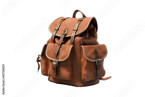 Backpack on Transparent Background PNG Generated by AI