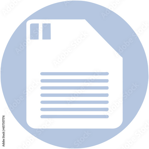 floppy icon button