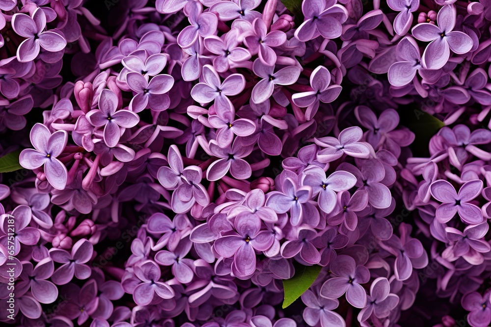 Lilac Blooms: A Close Up of Vibrant Purple Flowers with White Background. Ideal for Celebrations