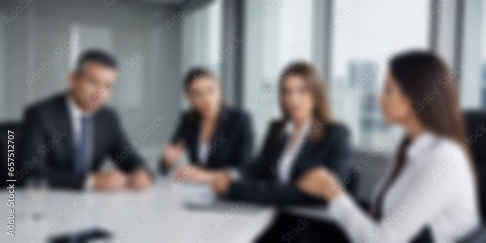 Blurred business meeting background Blurred business meeting background