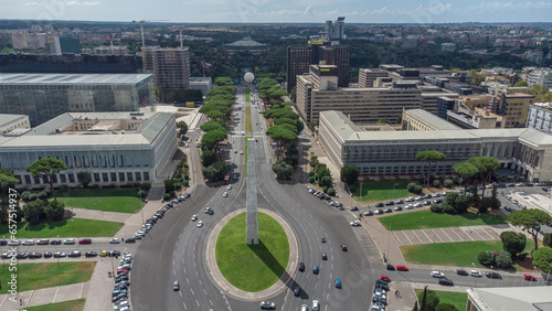 fotografie Aeree zona Eur Roma
