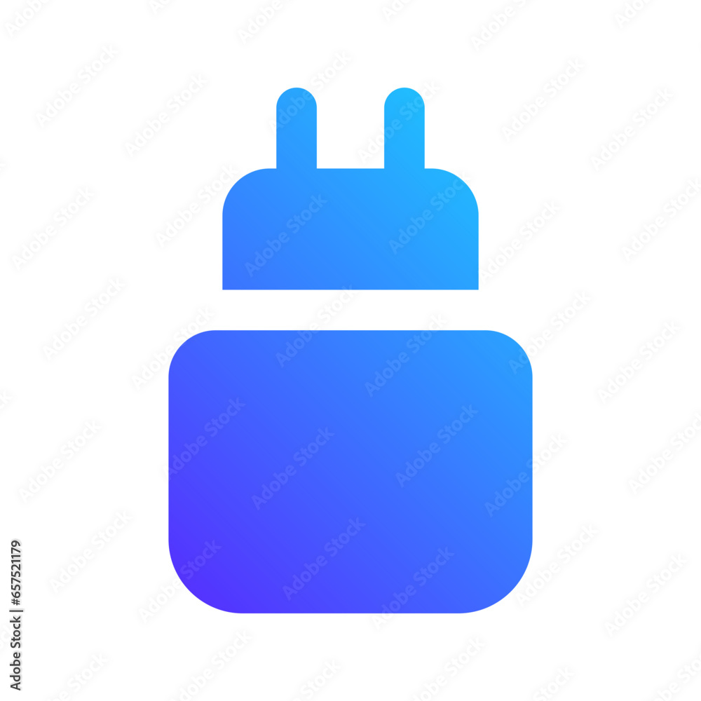 charger gradient fill icon