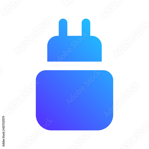 charger gradient fill icon