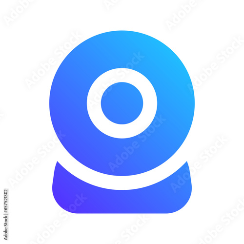 webcam gradient fill icon