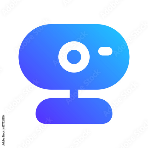 webcam gradient fill icon