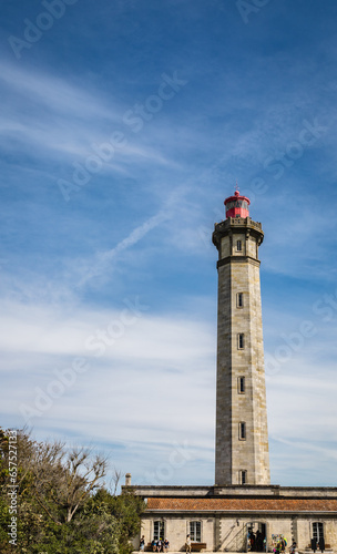 The Whales Lighthouse (el Phare des Baleines), at the western tip of the Île de Ré, France. The views from the lighthouse