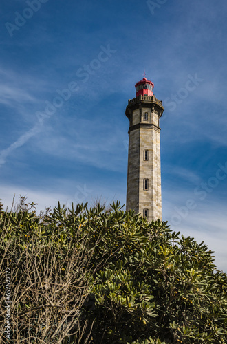 The Whales Lighthouse (el Phare des Baleines), at the western tip of the Île de Ré, France. The views from the lighthouse