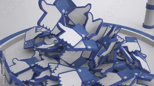 Wallpaper Mural Facebook Opener in a 3D animation Torontodigital.ca