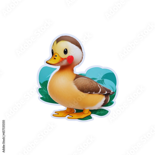 Cute little duck stickers