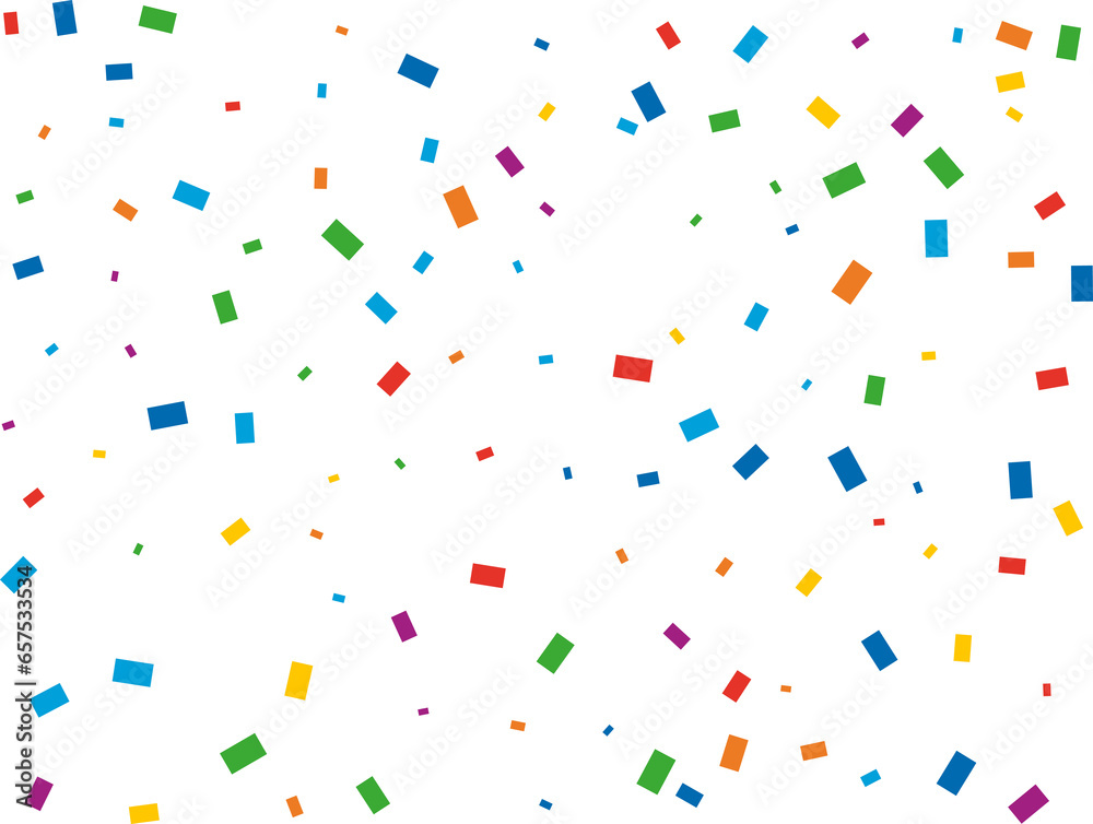 Magic Rectangular Rainbow Confetti Magic Rectangular Rainbow Confetti