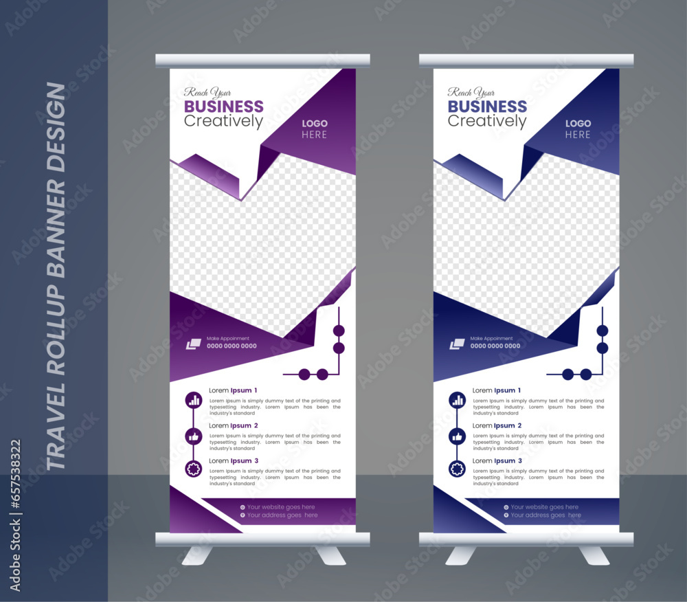 modern business rollup banner design,standee banner design modern business rollup banner design,standee banner design