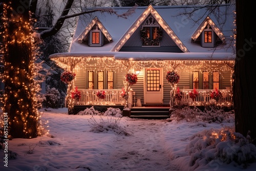 Charming Christmas Home  Tonalist-Inspired Rural Beauty