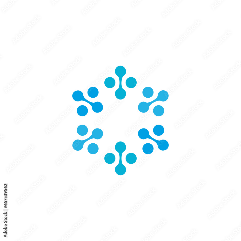 snow geometric logo icon silhouette abstract