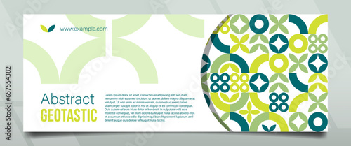 Geotastic Green Farm Full Sign Abstract Banner Design