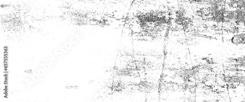 Grunge black and white texture. Vector abstract monochrome background, white texture with scratches and cracks which can be used as a background.