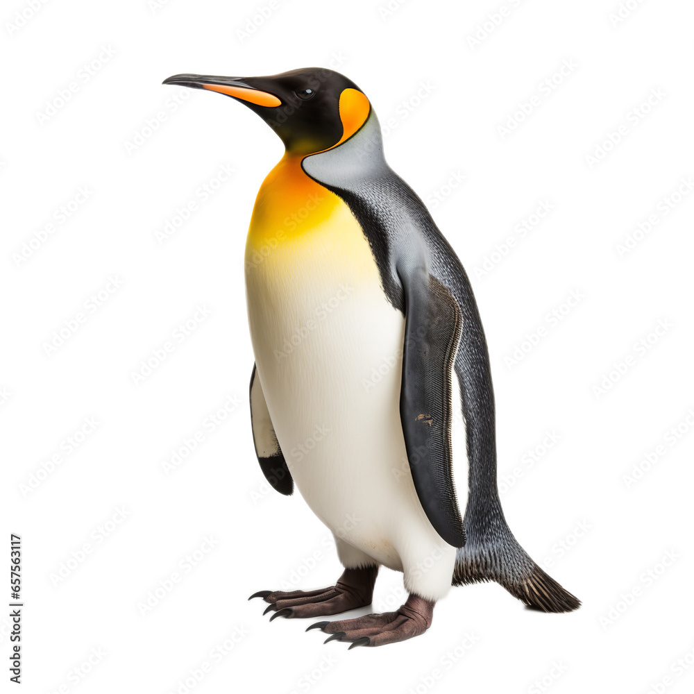Fototapeta premium King Penguin isolated on white background