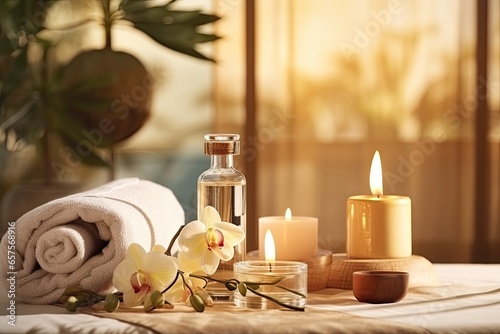 Beauty treatment and spa salon accessories