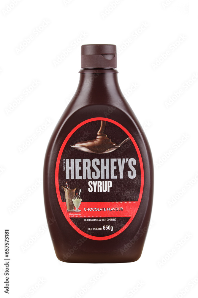 Dynamic Can Of Hershey's Chocolate Syrup Scene in 4K