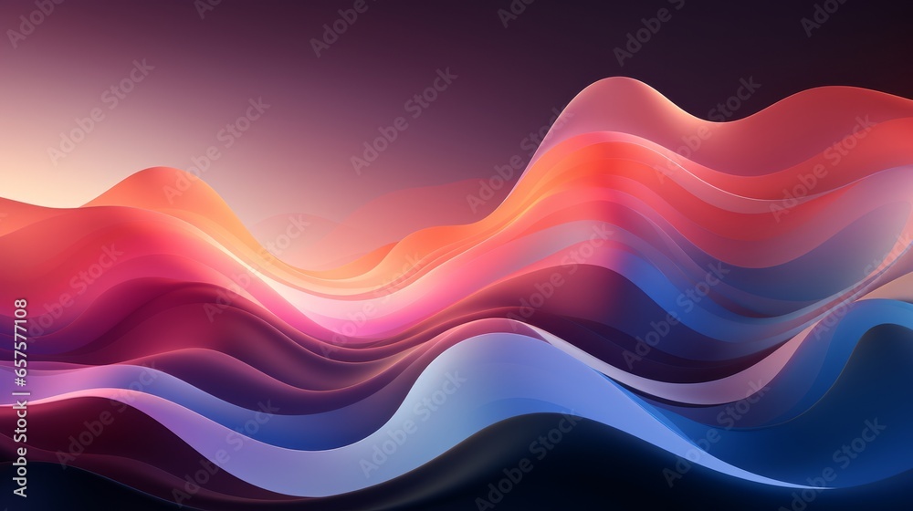 Φωτογραφία This abstract painting of vibrant colors dancing in a sea of darkness evokes a f