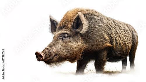 Wallpaper Mural porco de perfil com espaço para texto anúncio ou promoçao Torontodigital.ca