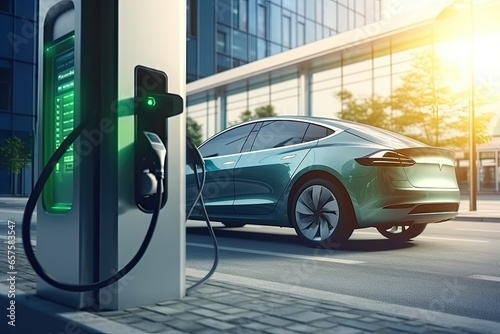 Fast charging station for electric cars