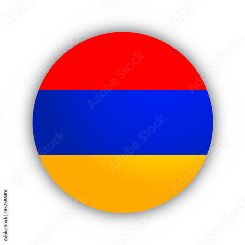 Flaga Armenii Przycisk