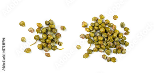 Tableau sur toile Pickled Capers Isolated
