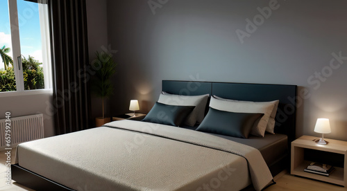 dormitorio  interiors  cama  habitaciones  hotel