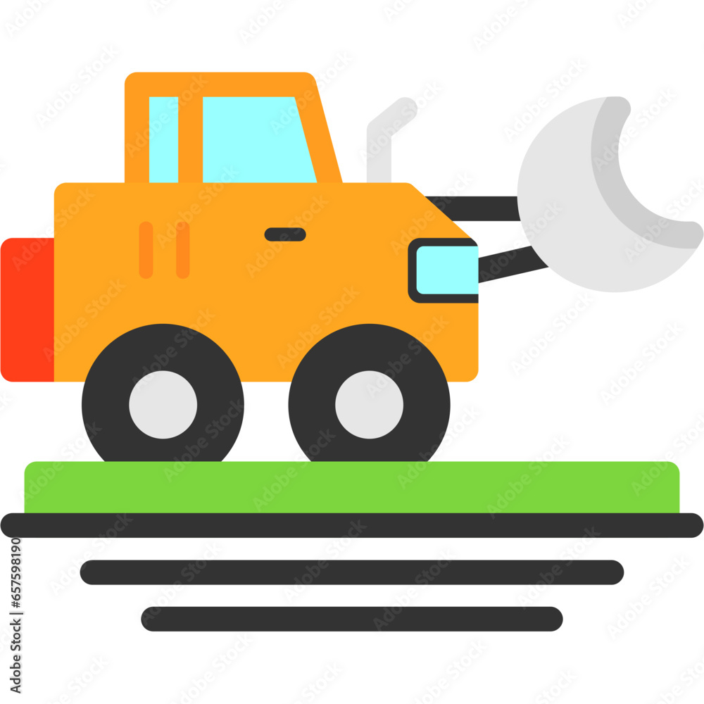 Bulldozer Icon Bulldozer Icon