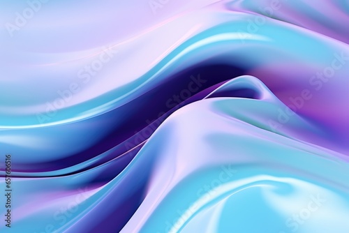 Blue Silky Smooth Surface Background